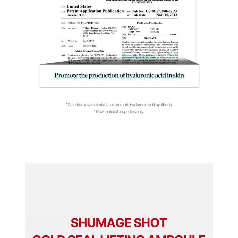 Meditherapy Shumage Shot Gold Seal Lifting Ampoule