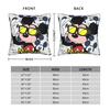 Cool Mickey Mouse Cartoon  Square Pillow Cases  Cushion Covers Awesome Polyester Decor Pillowcover for Seat 45x45cm