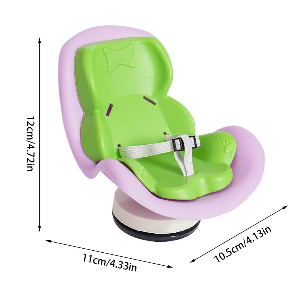 Plüsch Kindersitz, Auto Puppe, Auto Lüftungsschlitz Clip Puppensitz, Puppen Autositz -