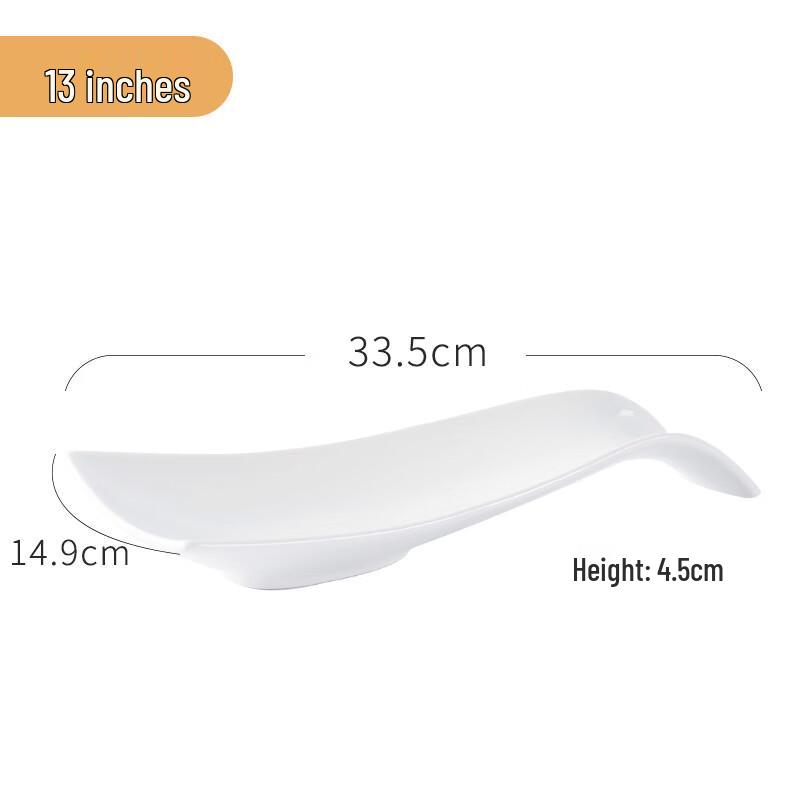 Irregular Ceramic Restaurant Serving Plate