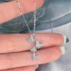 Korean Style Butterfly Clavicle Necklace: Elegant, High-End, Non-Fading Design for Women