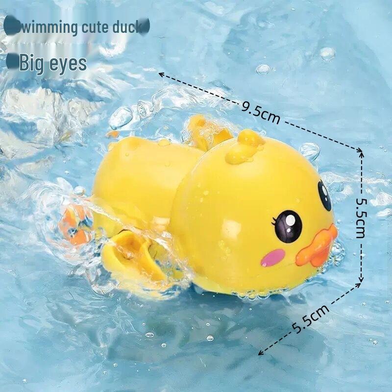 Children's Bath Toys: Little Yellow Duck and Swimming Turtle for Kids