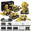 5-in-1 Robot Programming Building Blocks Educational Toy for Kids - Digital Display Remote Control
