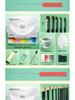 Blue Bamboo 42-Color Watercolor Set with Luminous White and Brushes, 80ml