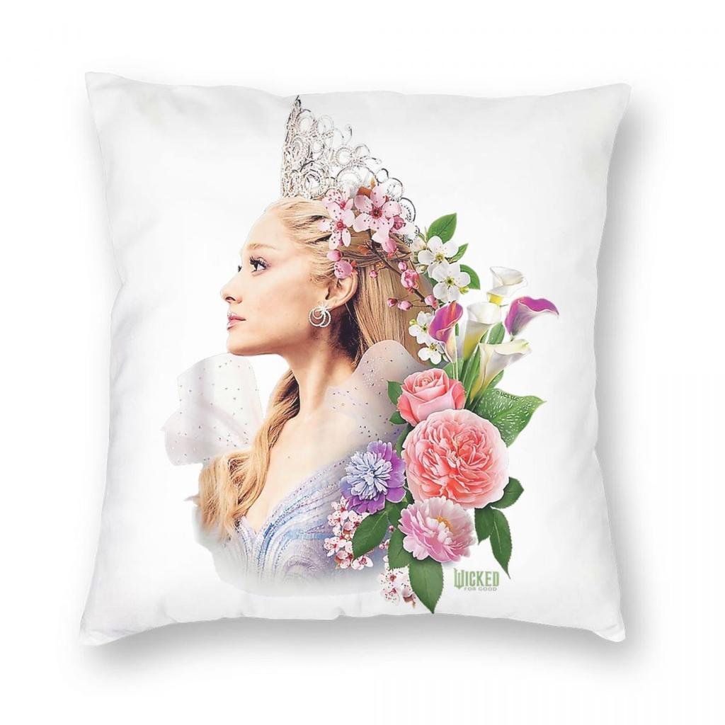 Wicked For Good Glinda Pillowcase Soft Polyester Cushion Cover Decor Throw Pillow Case Cover Home Square cm