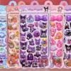 4pcs Cute Sanrio Kuromi My Melody Bubble Stickers Cartoon 3D Relief Puffy Sticker DIY Luggage Notebook Phone Decals Decoration