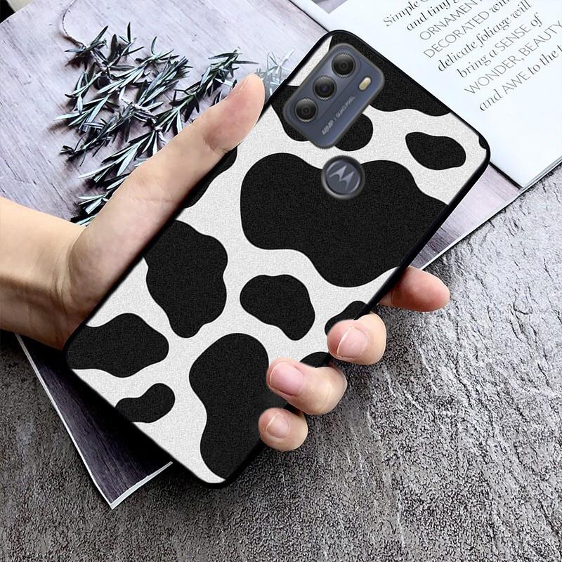 

Milk Cow Print Phone Case For Motorola Edge 50 40 Pro 50 40 30 Ultra Neo Fusion Moto G84 G54 G85 G62 G53 G72 Moto Edge 50