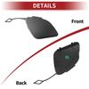 X Autohaux Car Tow Hook Cover Cap for MercedesBenz CLA180 CLA200 Hook No.1178851300 Gray