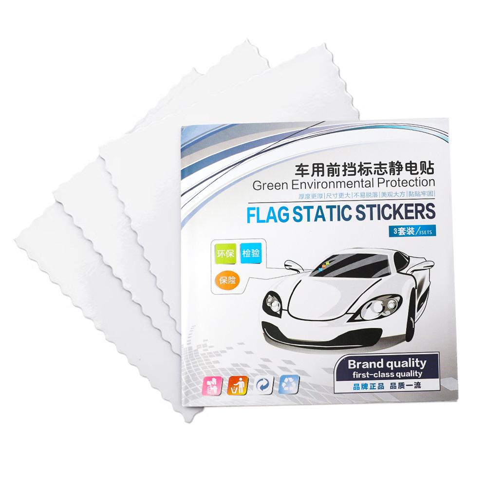 Car Electrostatic Stickers Auto Annual Inspection Stickers Windshield Annual Inspection Labels Traceless Electrostatic Decals