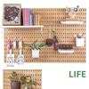 Y5GD Rafturi de afișare combinate pentru pegboard pentru perete și expunere meșteșuguri