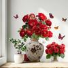 3D Simulation Vase Bedroom Room Wall Stickers Decal Home Living Room Decoration