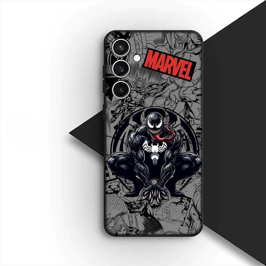 Phone Cover for Motorola Moto G86 G57 E14 E15 G14 G34 G35 G84 G24 A54 G15 Power E22 Case SpiderMan Marvel Venom Spider Man