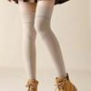 Long Socks Knitted Foot Cover Keep Warm Over Knee Socks Sweet Women Leg Warmers  Winter