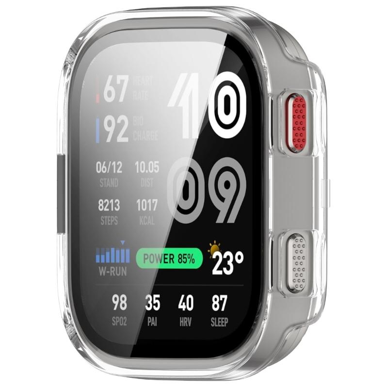 Smartwatch Case for A2568, Clear Front Layer, Hard PC Shell with Side Openings for Daily Wear, Commute, and Outdoor Use