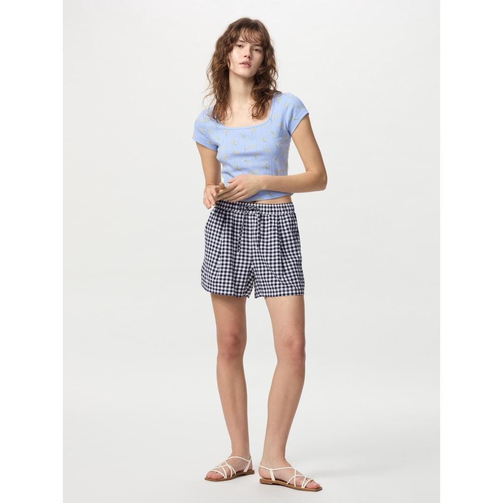 Uniqlo Japan Point Tail Square Neck Tee