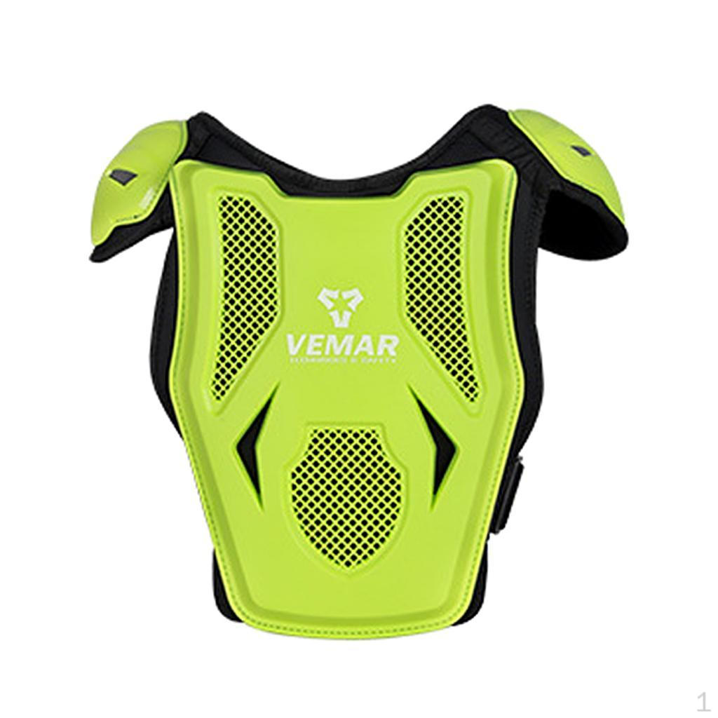 

Захисний жилет для мотоцикла для безпеки на скейті та велосипеді Fluorescent Yellow