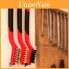 Copper Wire Brush Kitchen Gas Stove Cleaner With Long Handle For Grime Removal