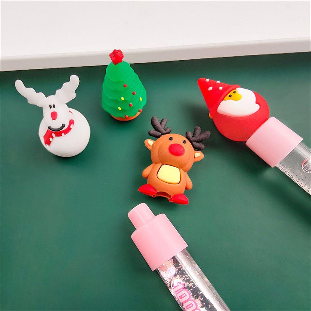 Stationery Christmas Gel Pen Quicksand Sequins Gel Pen Hand Account Pen Christmas Quicksand Pen
