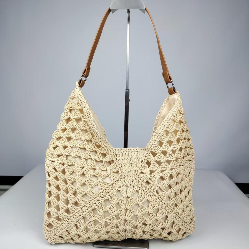 Summer Weave Shoulder Bag Beach Women's Handbags Trendy Straw Crochet Bag  Ladies/Girls
