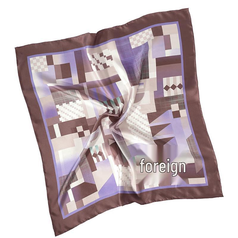 Hangyuanxiang Mulberry Silk Square Scarf