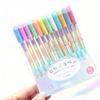 12pcs Colorful pastel pens, gradient watercolor fluorescent gel pens, DIY greeting card, prizes
