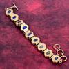 Lapis Lazuli Gemstone Bracelet Copper Adjustable Chain Bracelet Handmade Jewelry