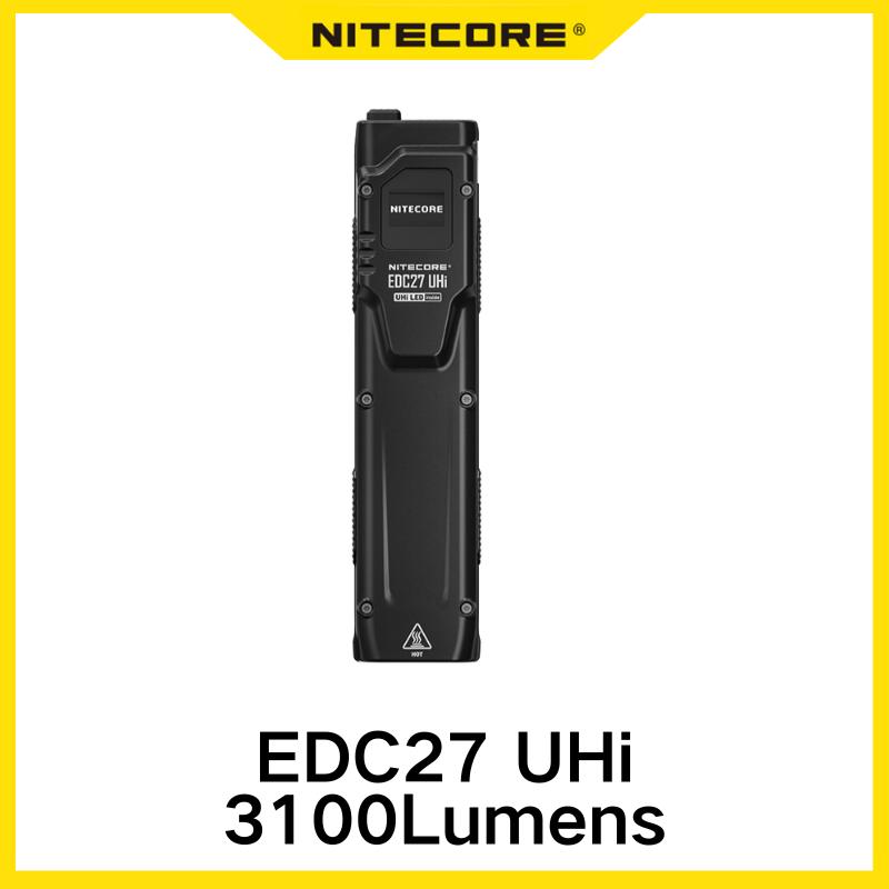 NITECORE EDC27 UHI 3100Lumens Beam Distance
