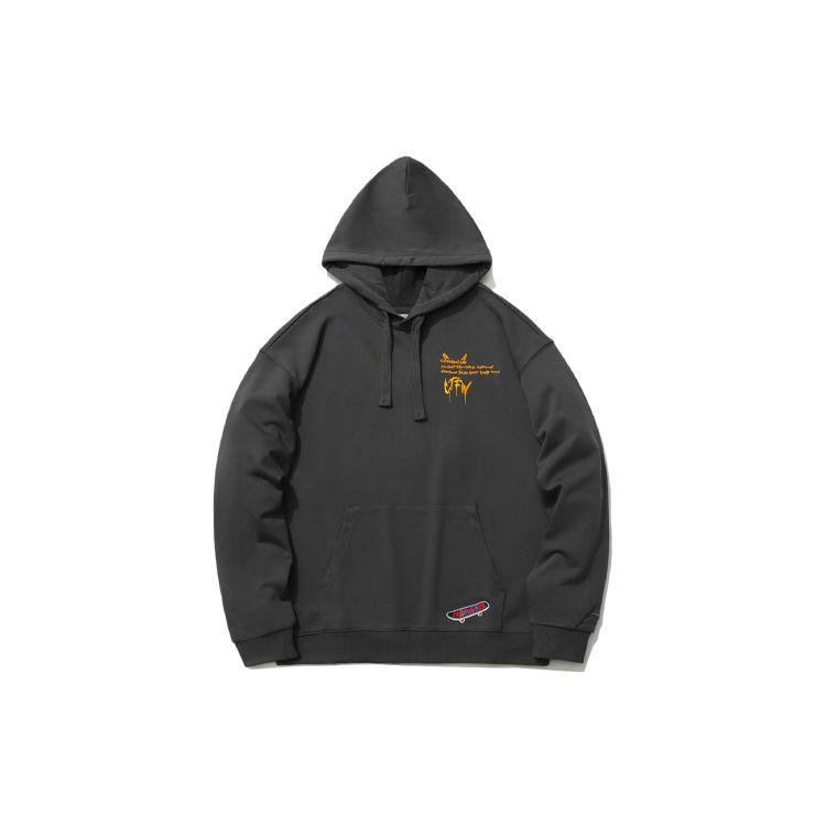 

Li Ning CF Series Casual Pullover Sweatshirt Unisex Sweatshirts Black Pine-Grey AWDR506-5 S