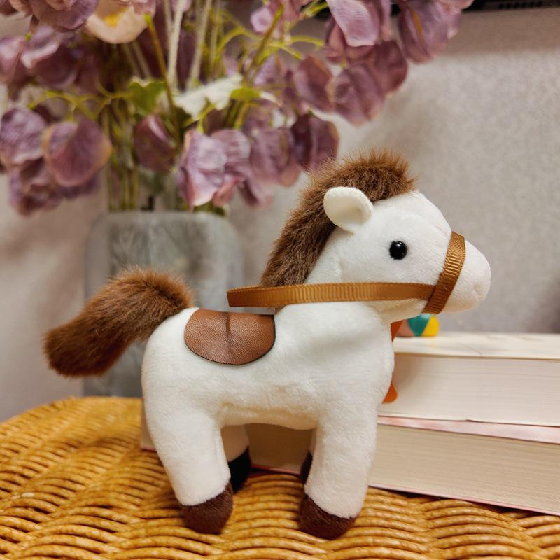 

Adorable Little Horse Plush Keychain: Cute Foal Doll for Kids 12cm Keychain (0.04kg)