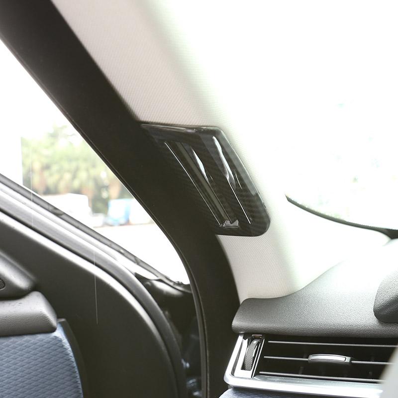 Für Land Rover Range Rover VELAR 2017-2026 ABS Kohlefaser Auto Mittelkonsole Lenkrad Aufkleber Rahmen Abdeckung Auto Zubehör