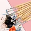 11Pcs Detail Paint Brushes Set for Art Painting Miniature Brush for Acrylic Watercolor Gouache Oil and Face Painting