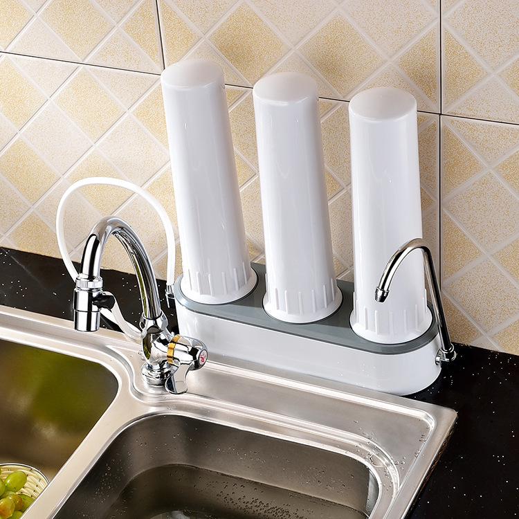 Household Water Purifier: Kitchen Tap Filter with Activated Carbon and Descaler