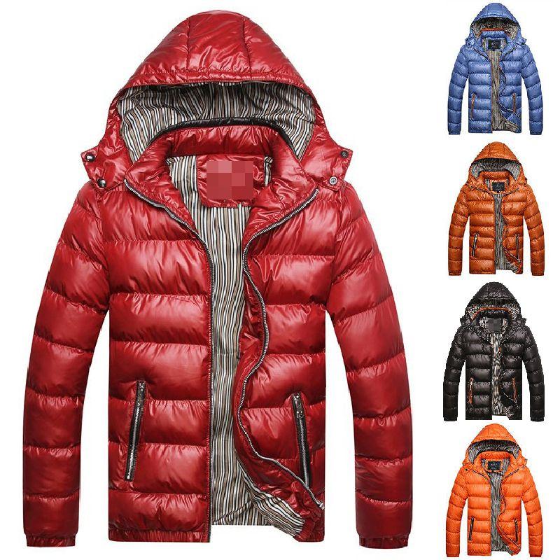 Luxurious Men's Winter Warm Hooded Thick Padded Jacket For Ultimate Comfort