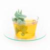 COLORATA Animal Tea Strainer (Triceratops / Dishwasher & Microwave Safe / Silicone) Cute Dinosaur Te