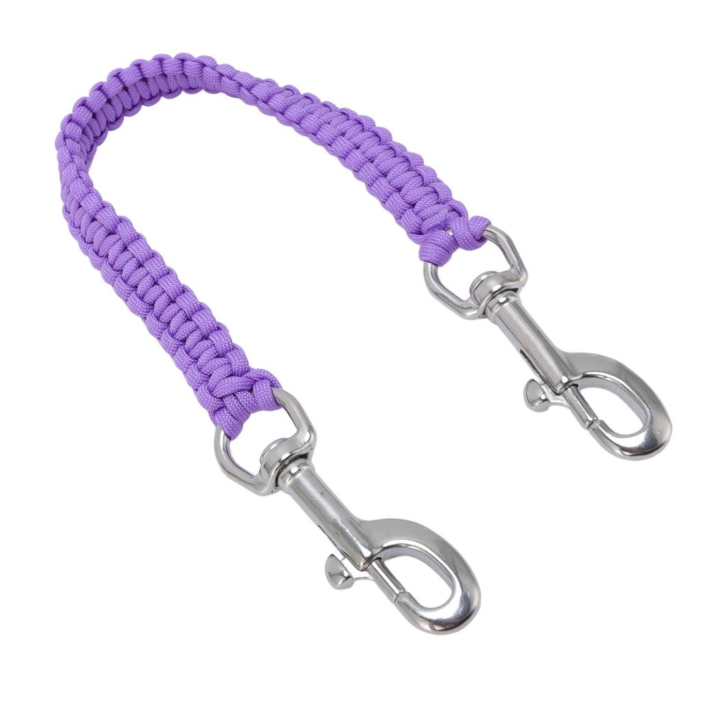 Dive Camera Hand Strap Braided Rope Stainless Steel Swing Hook Dive Camera Wrist Strap