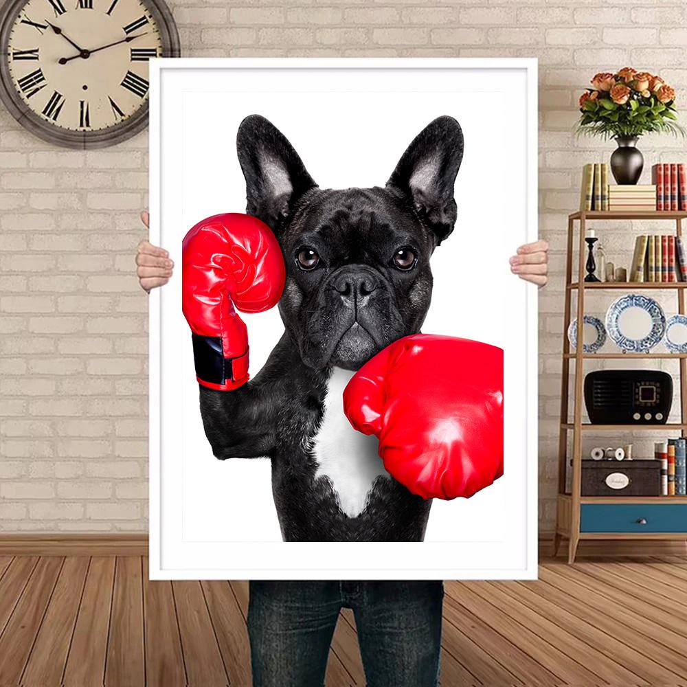 

Скандинавский стиль Мультяшный Милый Забавный Животное Холст Живопись Настенное искусство Скандинавские Постеры и Принты Настенные картины для декора гостиной 20x30cm