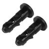For 240L For Wheelie Bin Lid Black Plastic Hinge Pins Size 67mm by 31mm