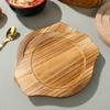 2Pcs Wooden Pot Mat for Hot Pot Multi-Function Casserole Holder Sturdy Heat Resistant Kitchen Accessory Reusable