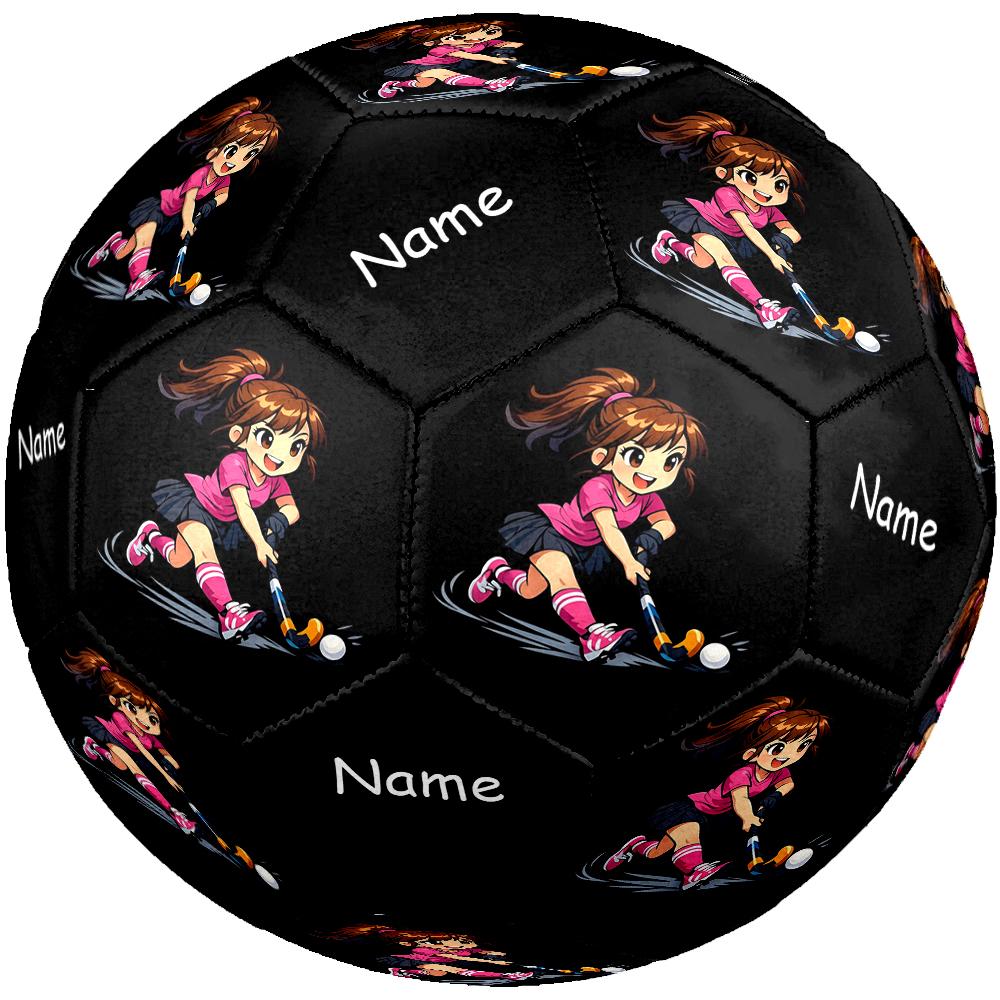 Custom Name hockey Theme Size 5 Soccer Ball, Suitable for Both Indoor and Outdoor Matches, a Gift Suitable for Everyone.