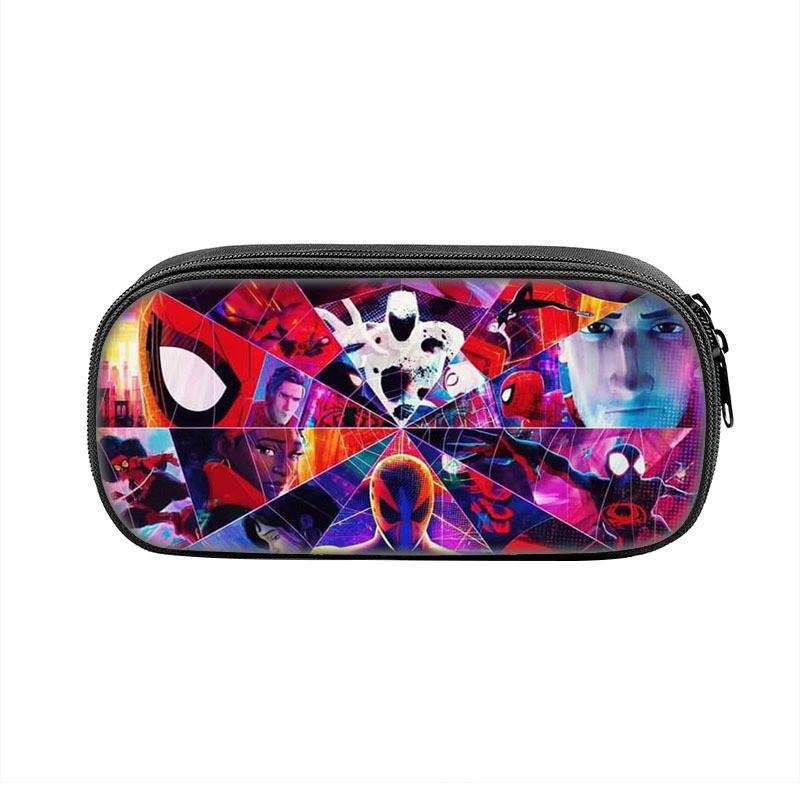 Spiderman Student Pencil Case With Polyester Material And Large Storage For School Supplies