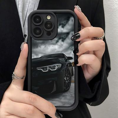 Sports Car Design Phone Case for iPhone 17 16 15 14 13 12 11 Pro/ Max /Plus Anti-fall and Shockproof Back Cover