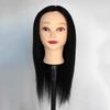 Real Hair Mannequin Head for Perming, Curling, Straightening, Cutting, Styling, Updos, and Braiding