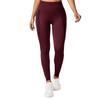 Colanti Sport Eleganti High Waist Push-Up Effect Tummy Control Leggings Burgundy