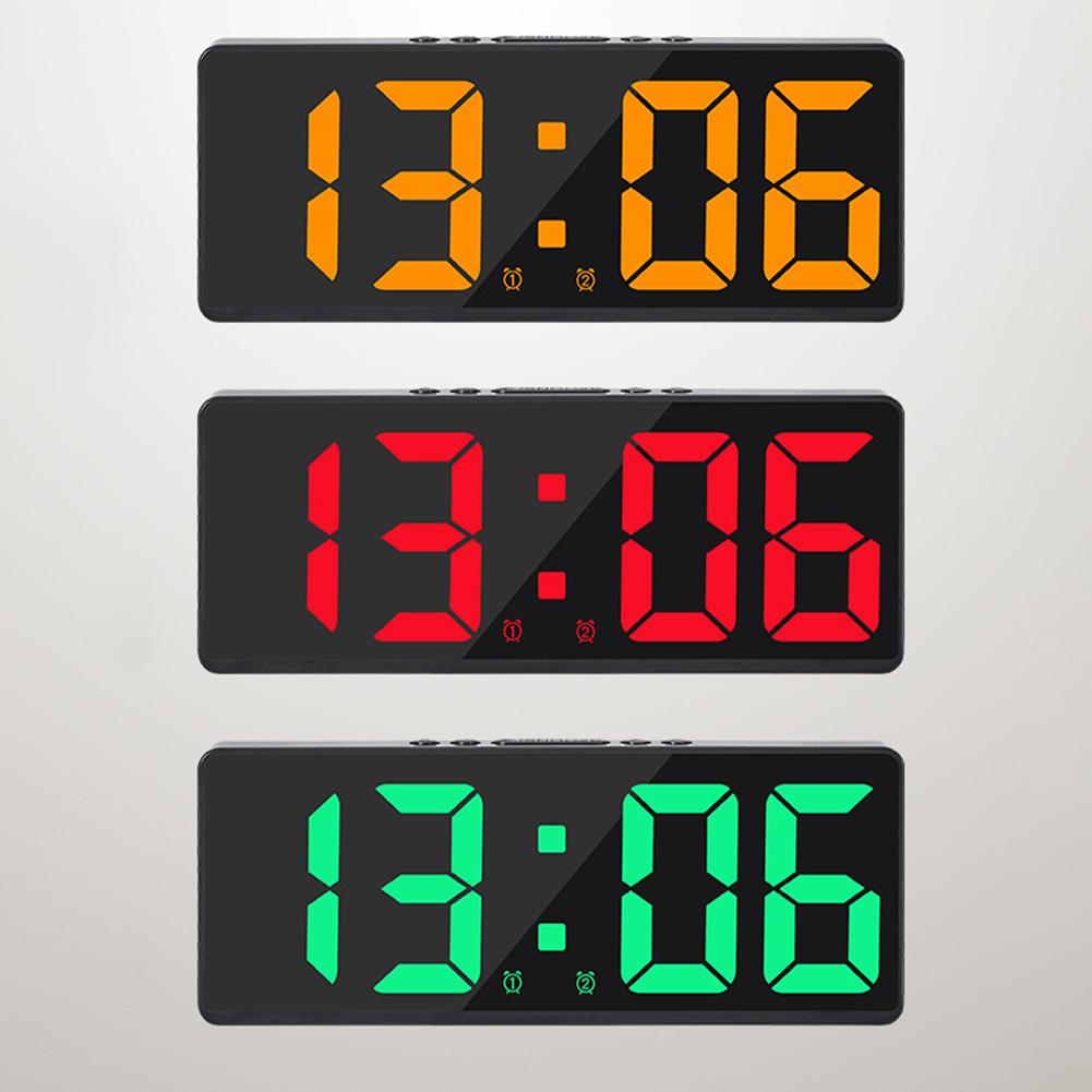 Voice Activated LED Digital Clock with Temperature and Electronic Watch