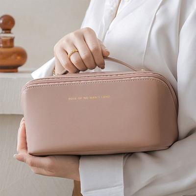 Organisateur de maquillage, trousse de toilette féminine, trousse à maquillage, pochette de rangement, boîte de luxe pour dames, sac à cosmétiques, sac de rangement pour voyage