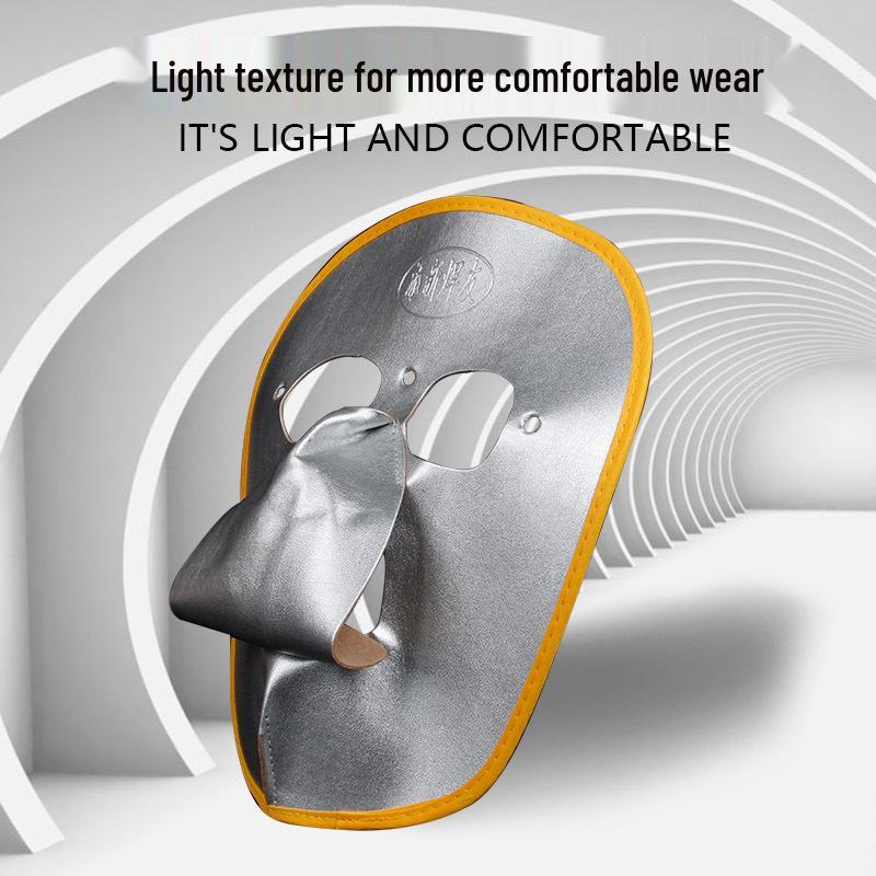 Rindleder Schweißmaske - Leicht, Atmungsaktiv, Vollgesichtsschutz