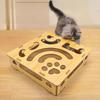 Cat Nail File Enrichment Box Sturdy Safe Construction for Small Medium Large Cats