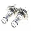 H4 100W 20Led Lampadina Abbagliante/Anabbagliante Hid 6000K Bianco Faro Moto Alta Potenza