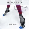 Striped Knee Highs Socks Striped Calf Socks for Halloween Party Warm