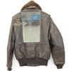 AVIREX 6181013 Brown G-1 Top Gun Flight Jacket Jacket L BrownUsed
